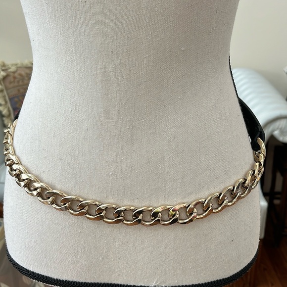 Beautiful handcrafted Leather and Metal Chain Belt - Sz Large - NWT - Picture 13 of 16